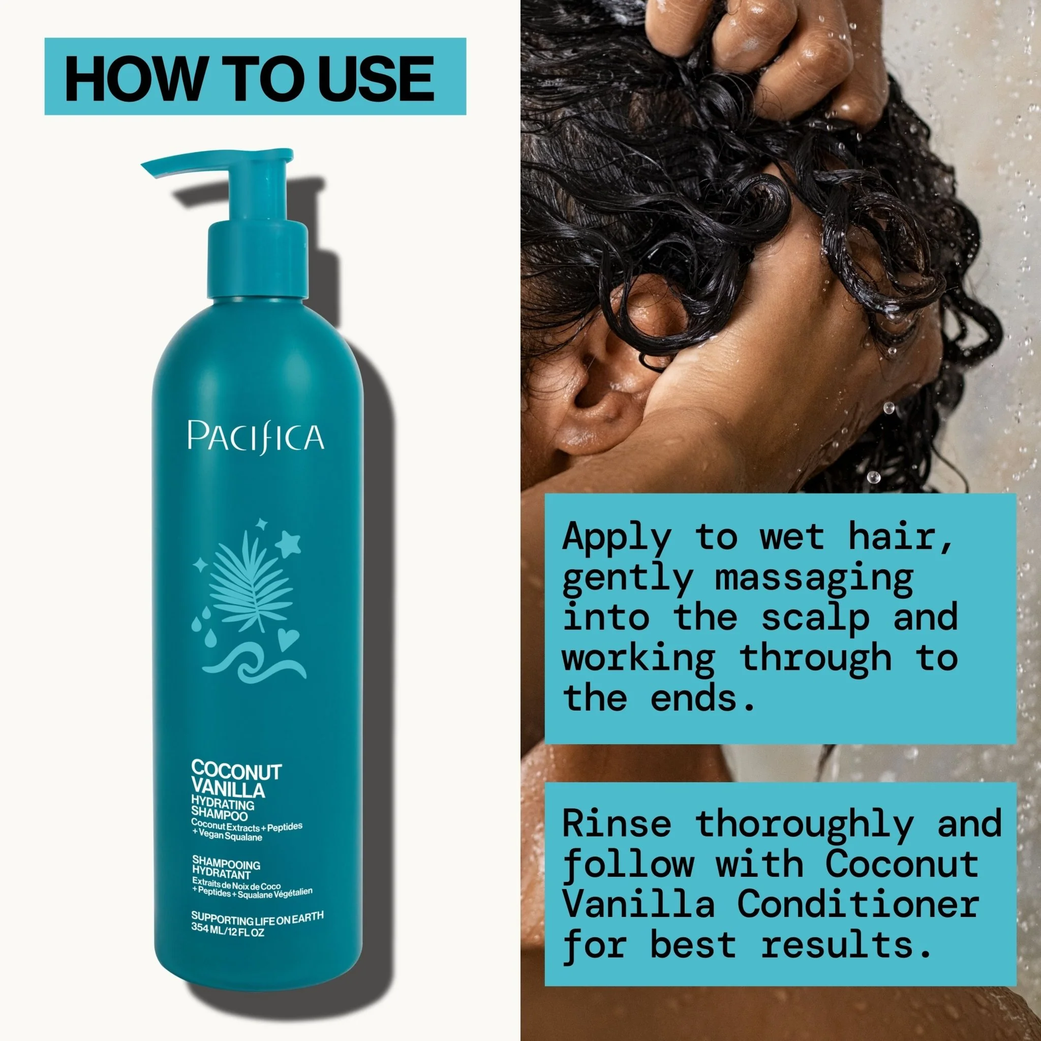 Coconut Vanilla Hydrating Shampoo - Image 9