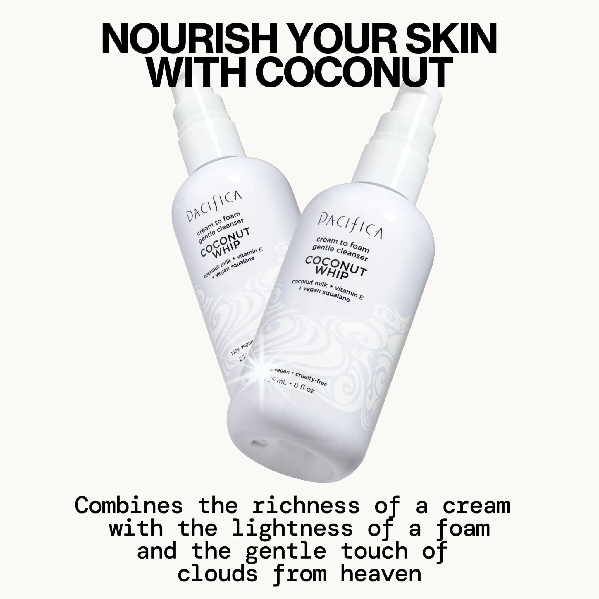 Coconut Whip Cream to Foam Gentle Cleanser - Image 3