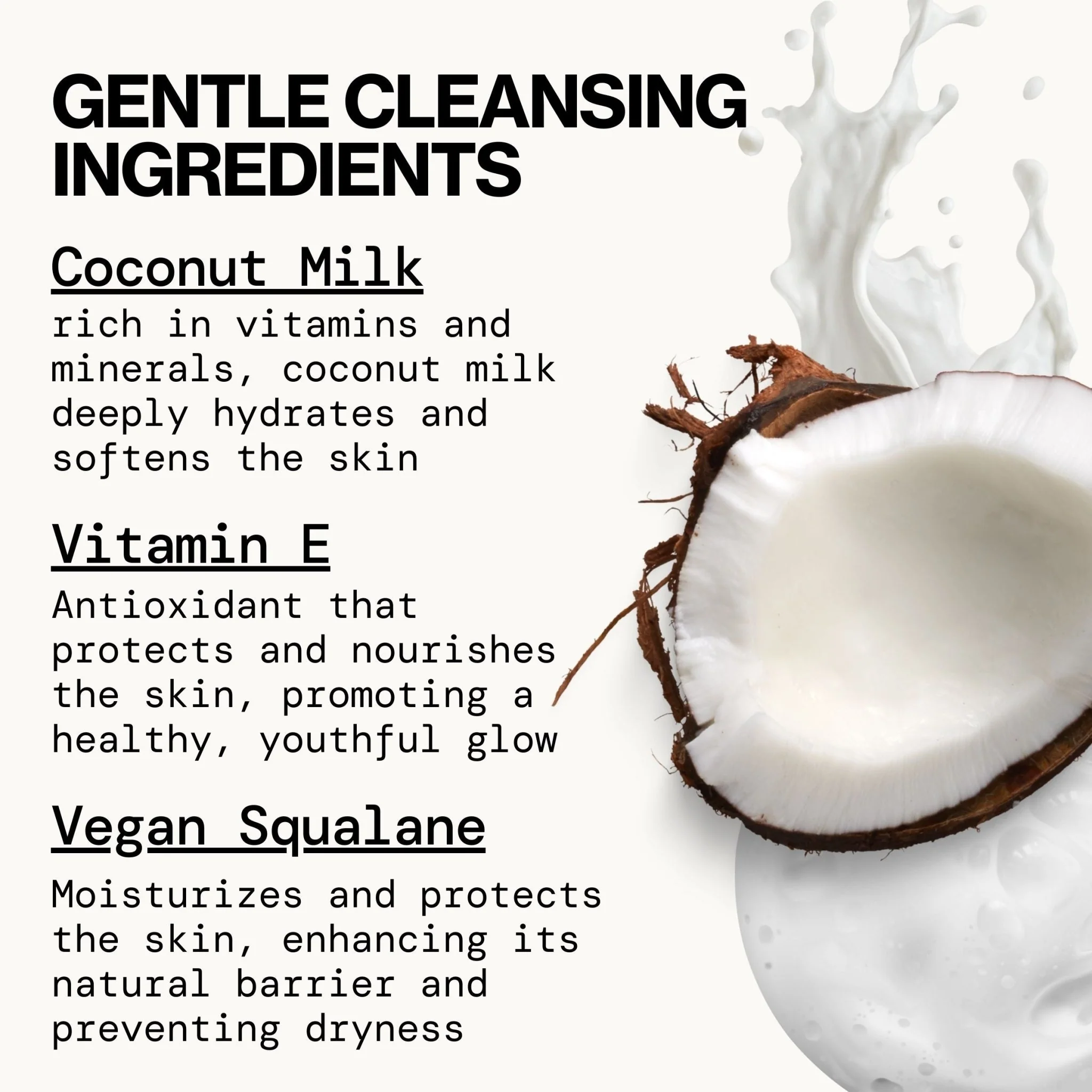 Coconut Whip Cream to Foam Gentle Cleanser - Image 4