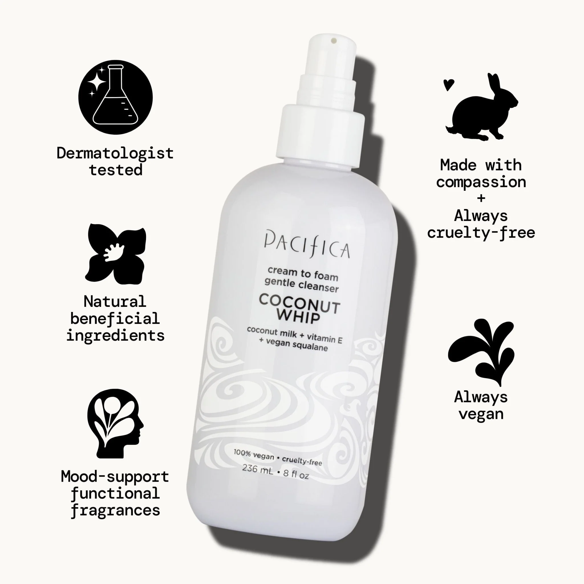 Coconut Whip Cream to Foam Gentle Cleanser - Image 7