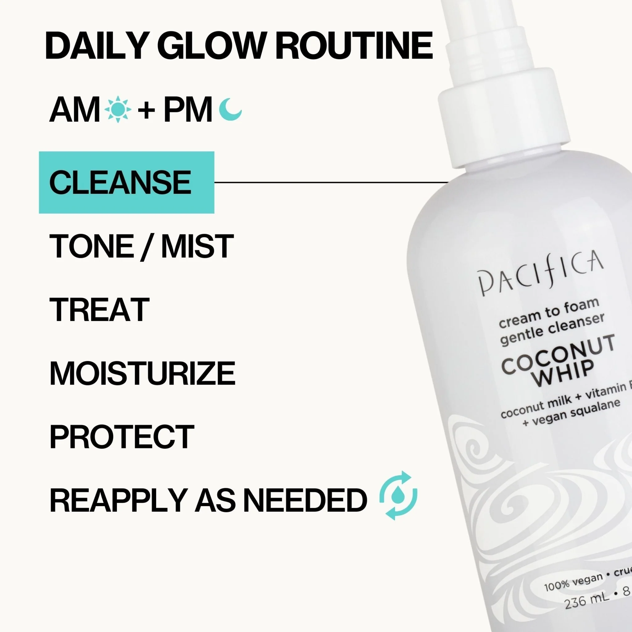 Coconut Whip Cream to Foam Gentle Cleanser - Image 9