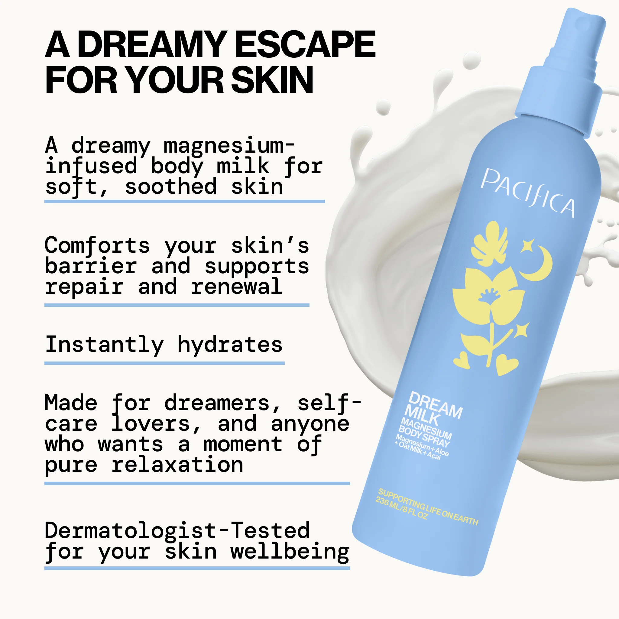 Dream Milk Magnesium Body Spray - Image 3