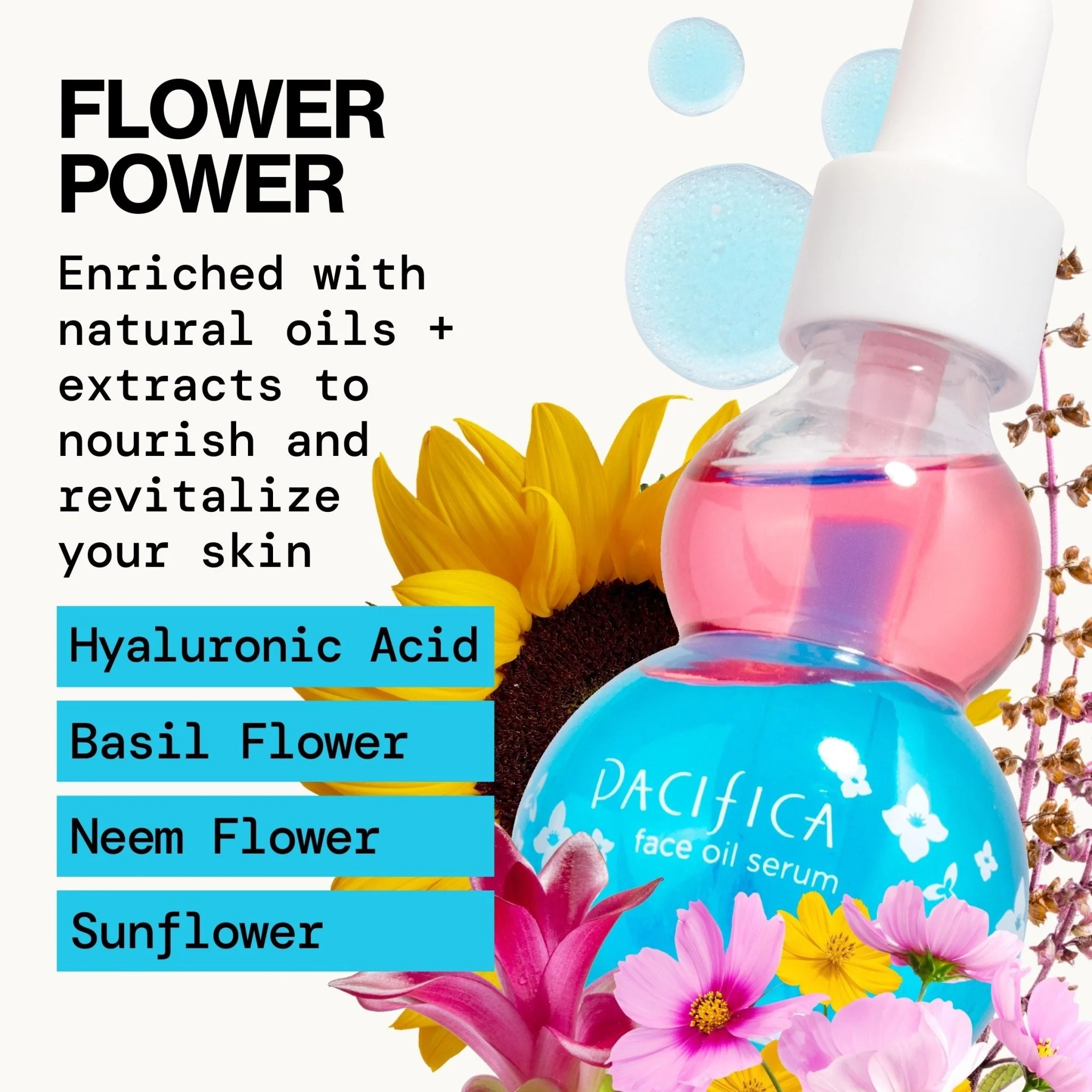 Flower Fix Bi-Phase Hydrating Oil Serum - Image 6