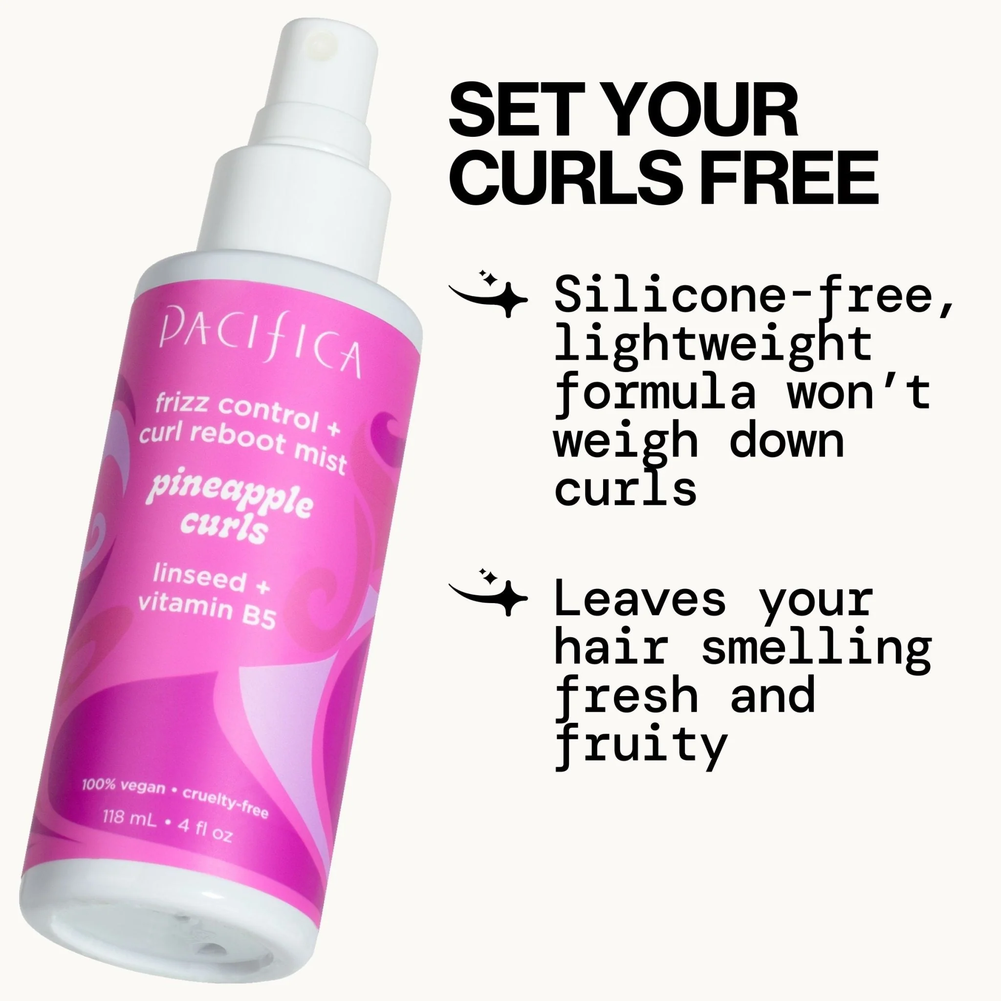 Pineapple Curls Frizz Control & Curl Reboot Mist - Image 5