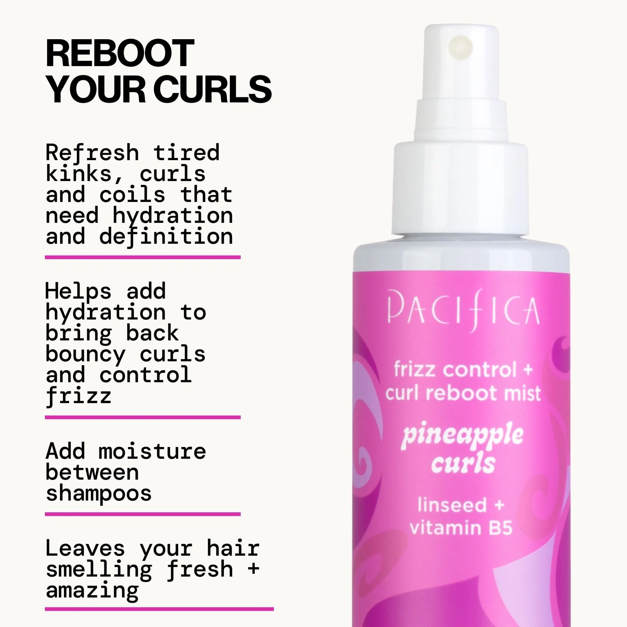 Pineapple Curls Frizz Control & Curl Reboot Mist - Image 6