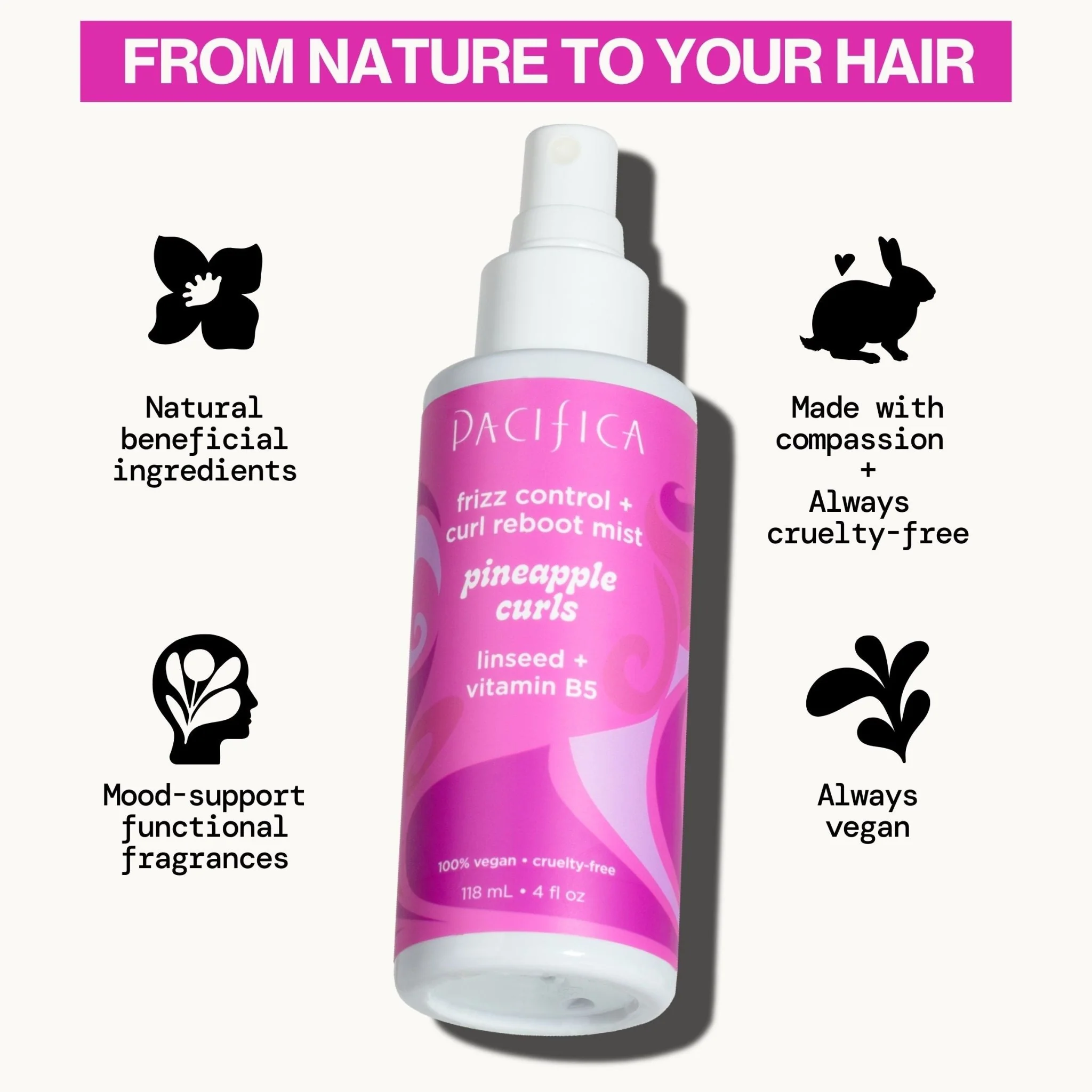 Pineapple Curls Frizz Control & Curl Reboot Mist - Image 8