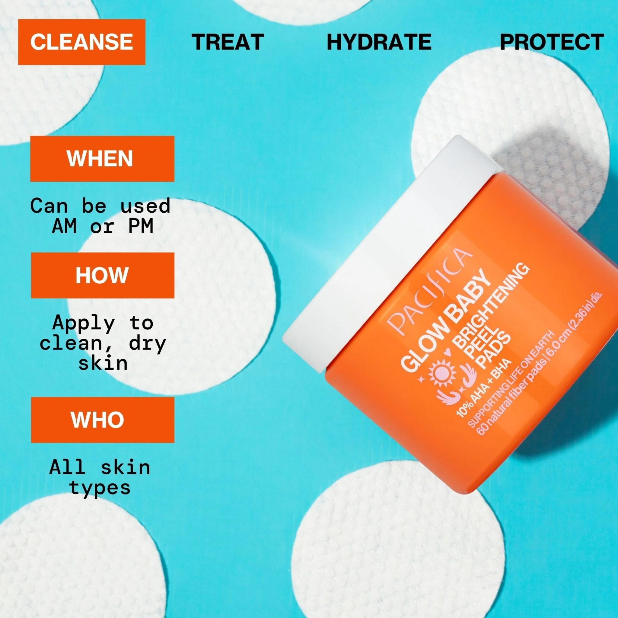 Glow Baby Brightening Peel Pads 10% AHA + BHA - Image 14