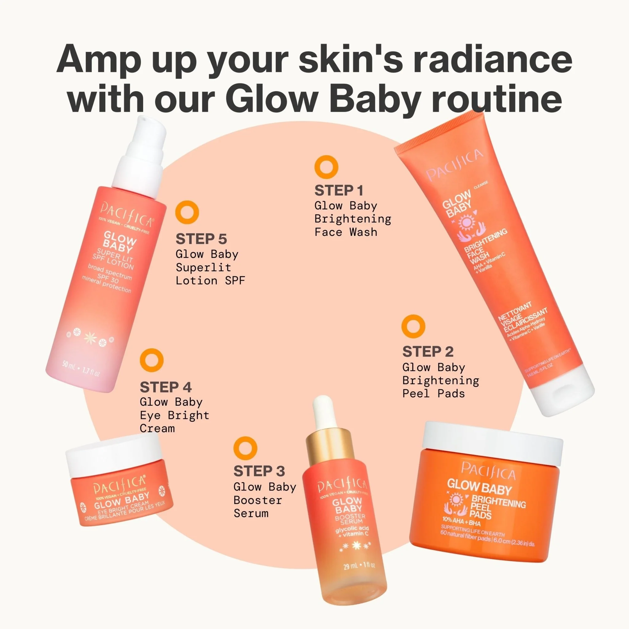 Glow Baby Brightening Peel Pads 10% AHA + BHA - Image 15