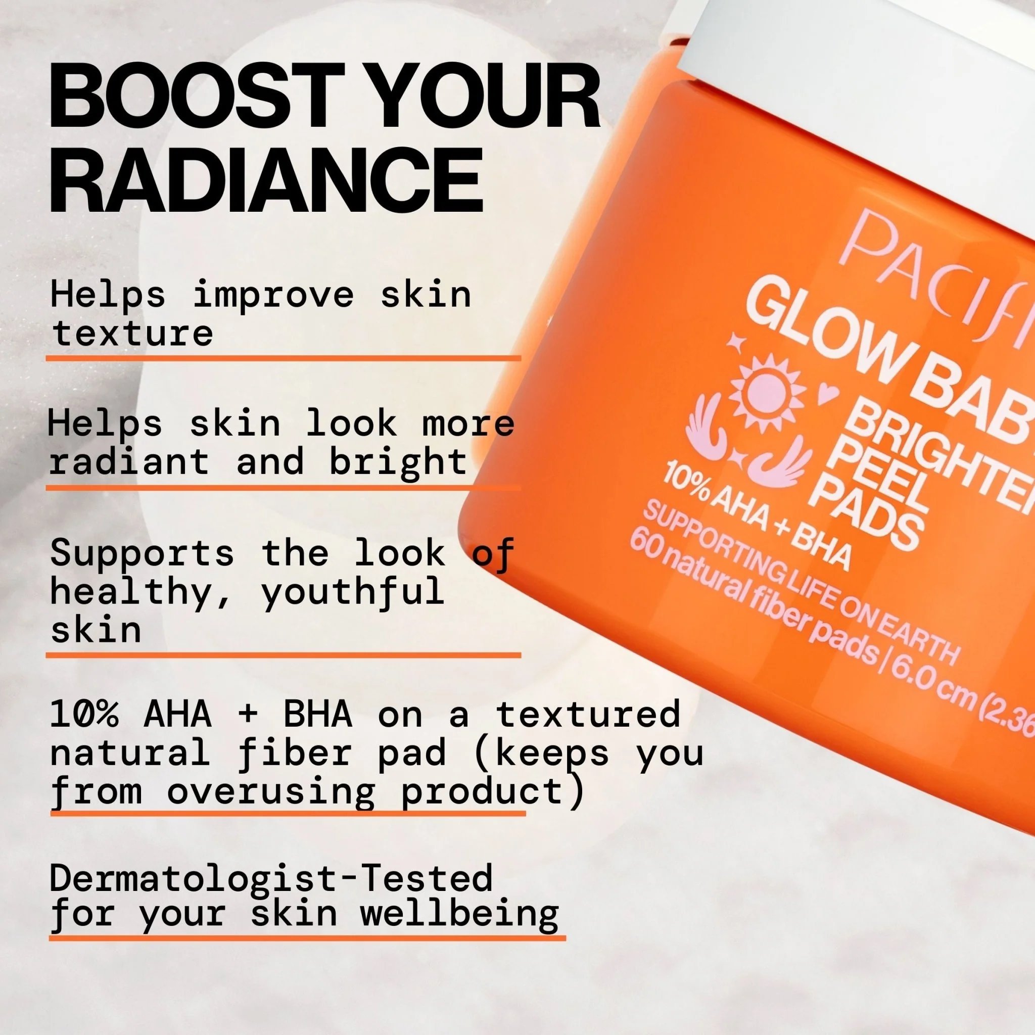 Glow Baby Brightening Peel Pads 10% AHA + BHA - Image 8