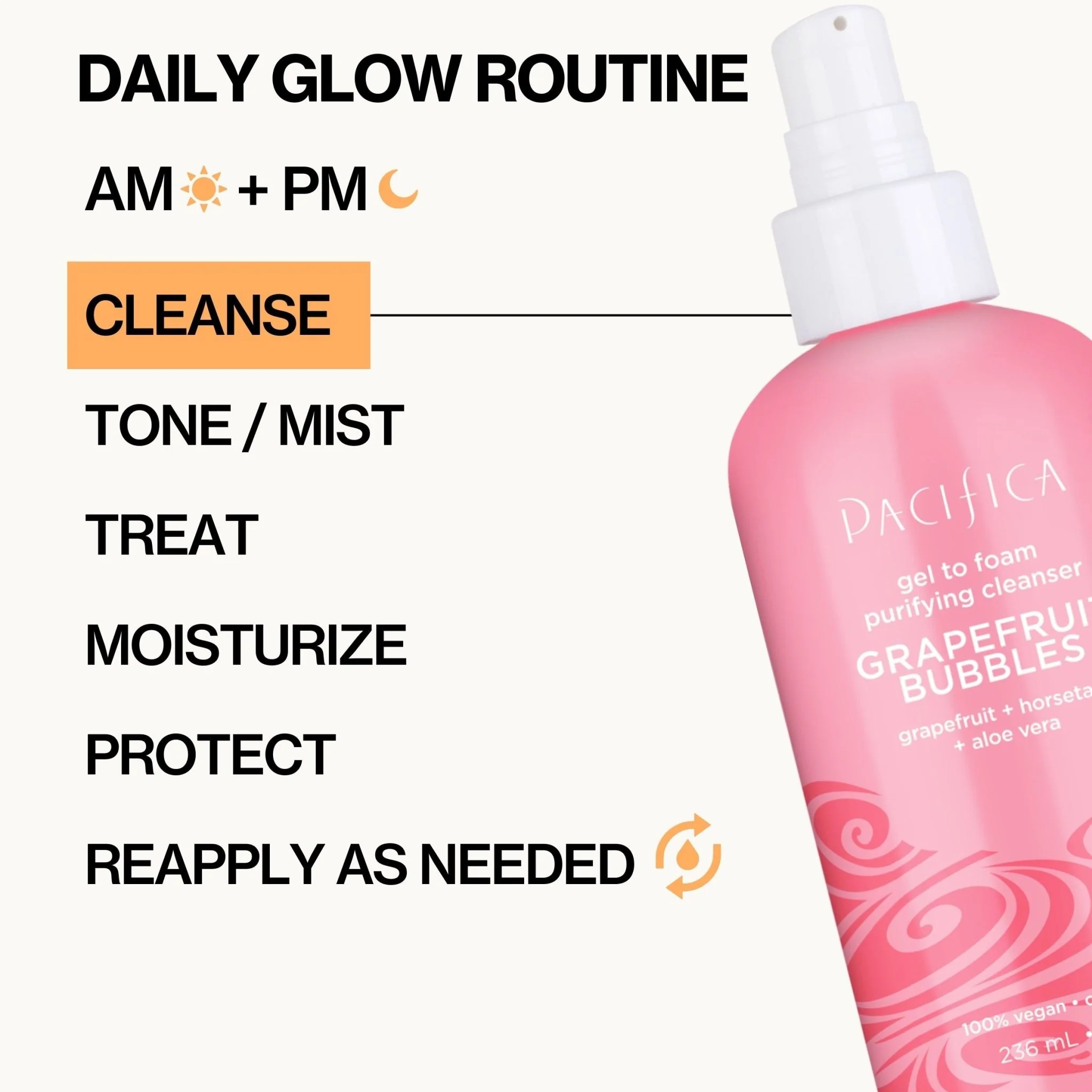 Grapefruit Bubbles Gel to Foam Purifying Cleanser - Image 10