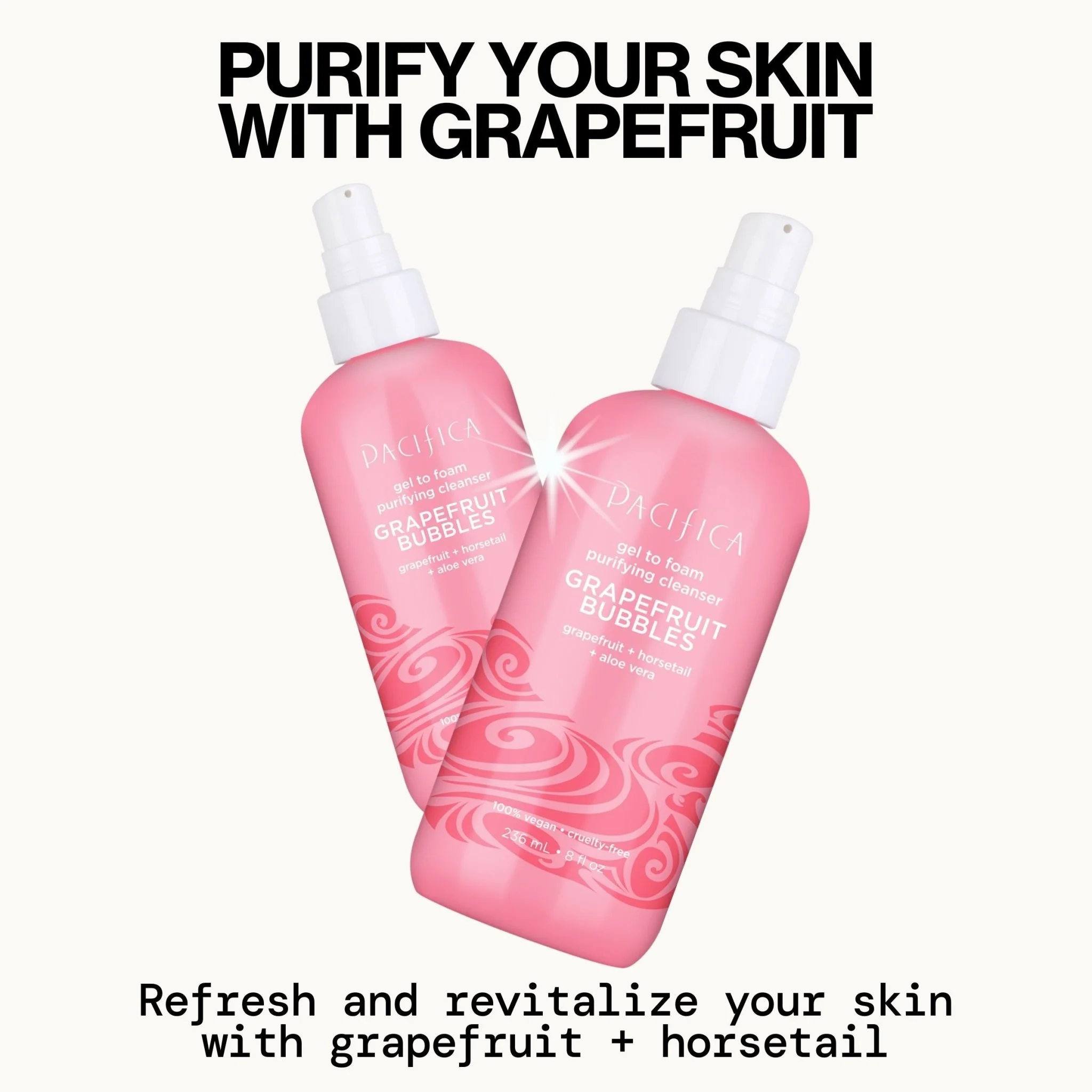 Grapefruit Bubbles Gel to Foam Purifying Cleanser - Image 4
