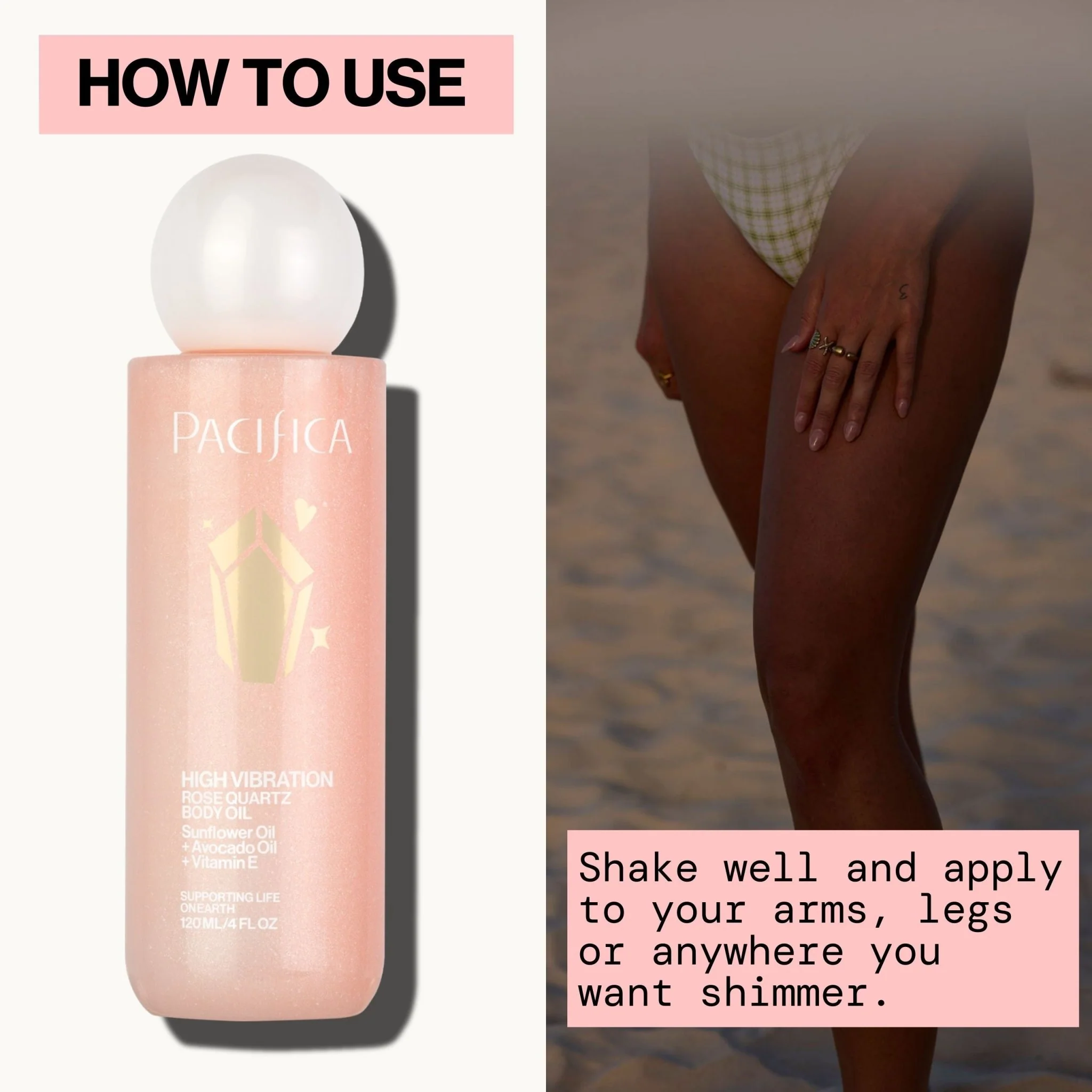 High Vibration Rose Quartz Body Oil - Image 9