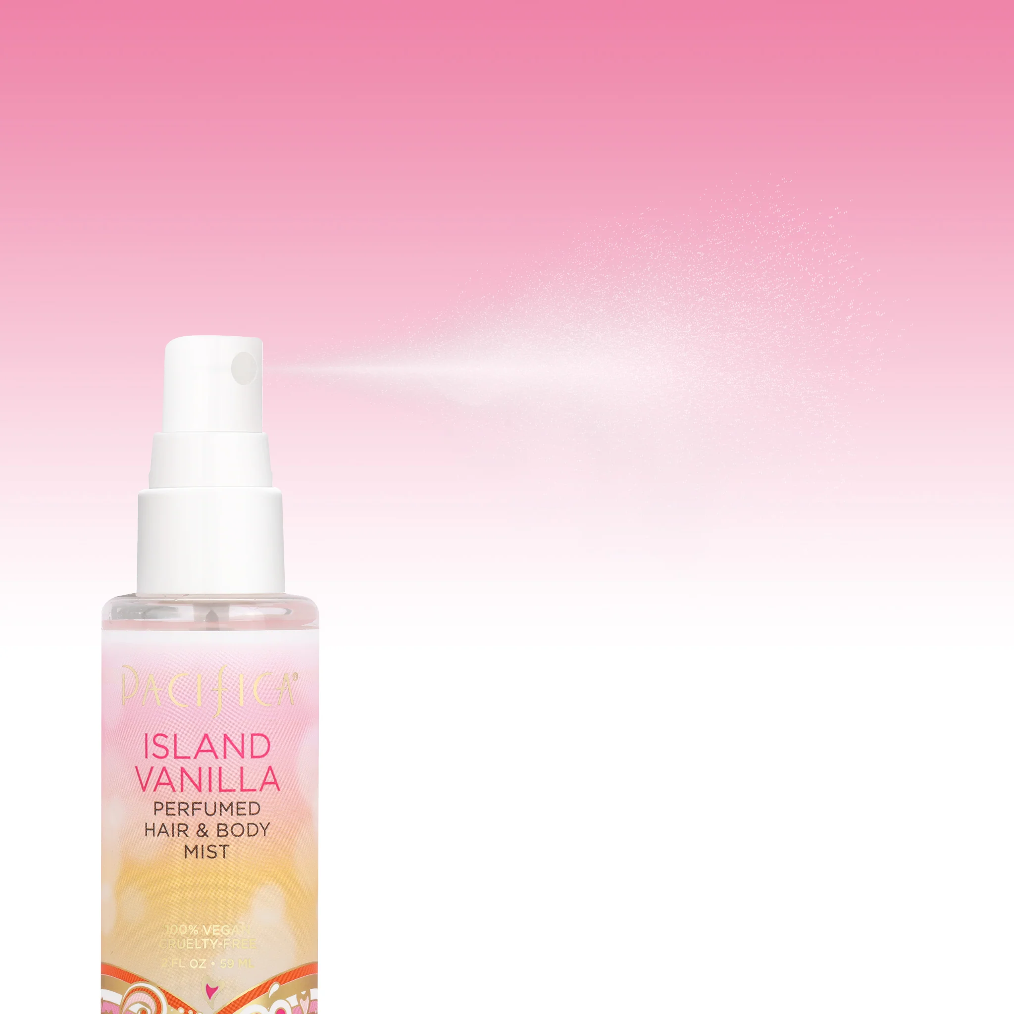 Island Vanilla Perfumed Hair & Body Mist - Image 4