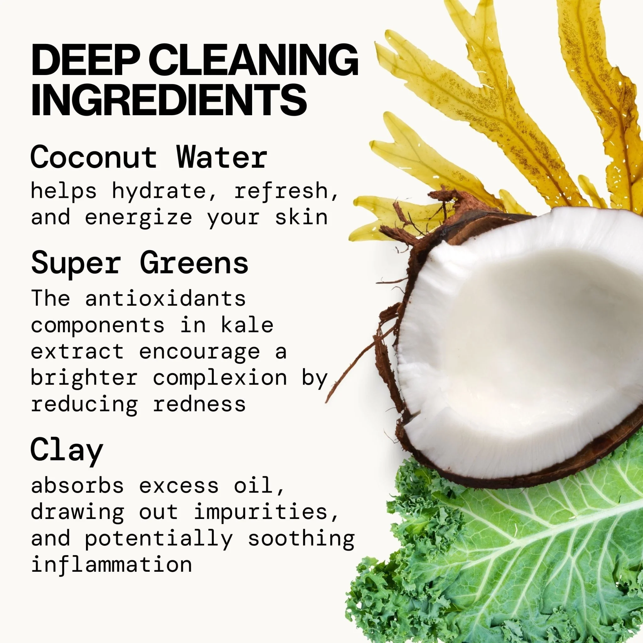 Kale Detox Deep Cleaning Face Wash | Daily Facial Cleanser - Image 3