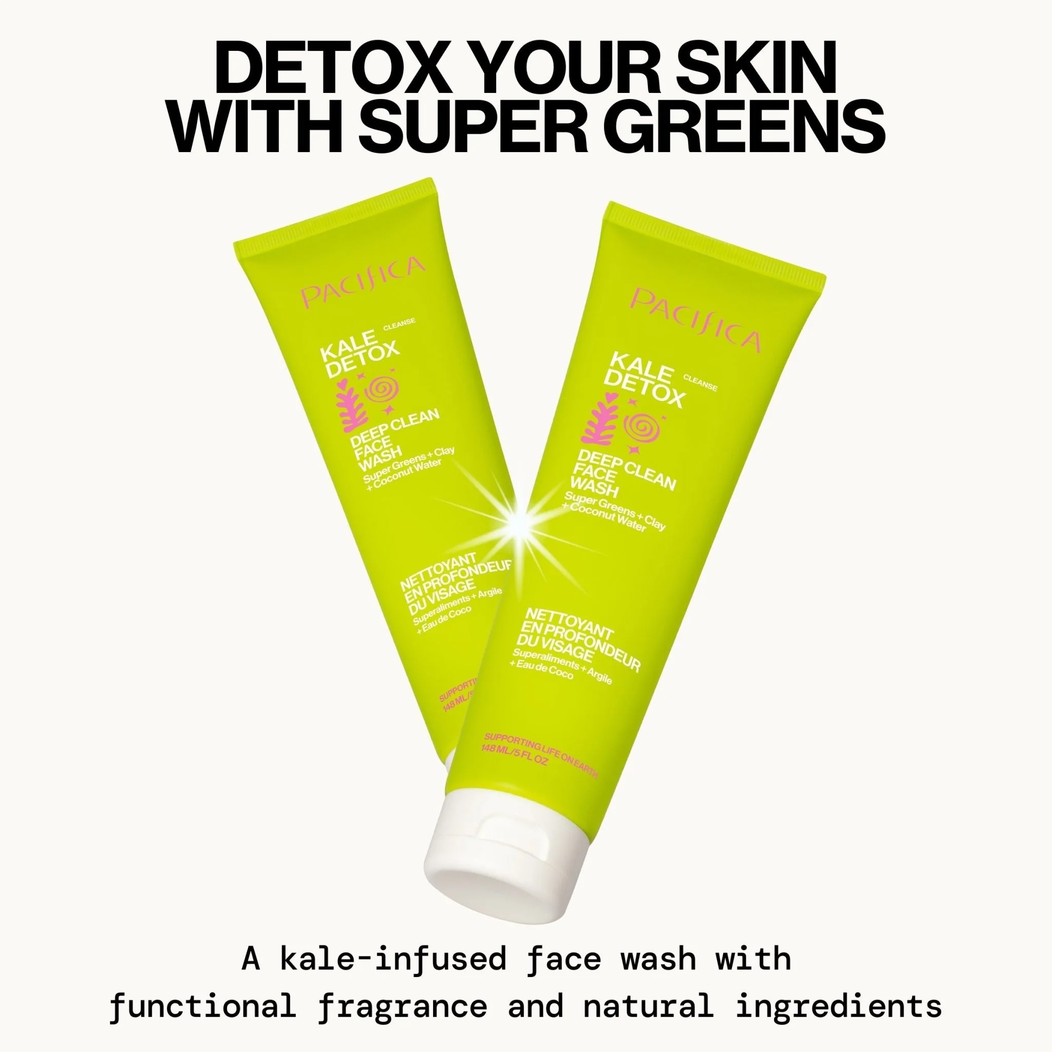 Kale Detox Deep Cleaning Face Wash | Daily Facial Cleanser - Image 5