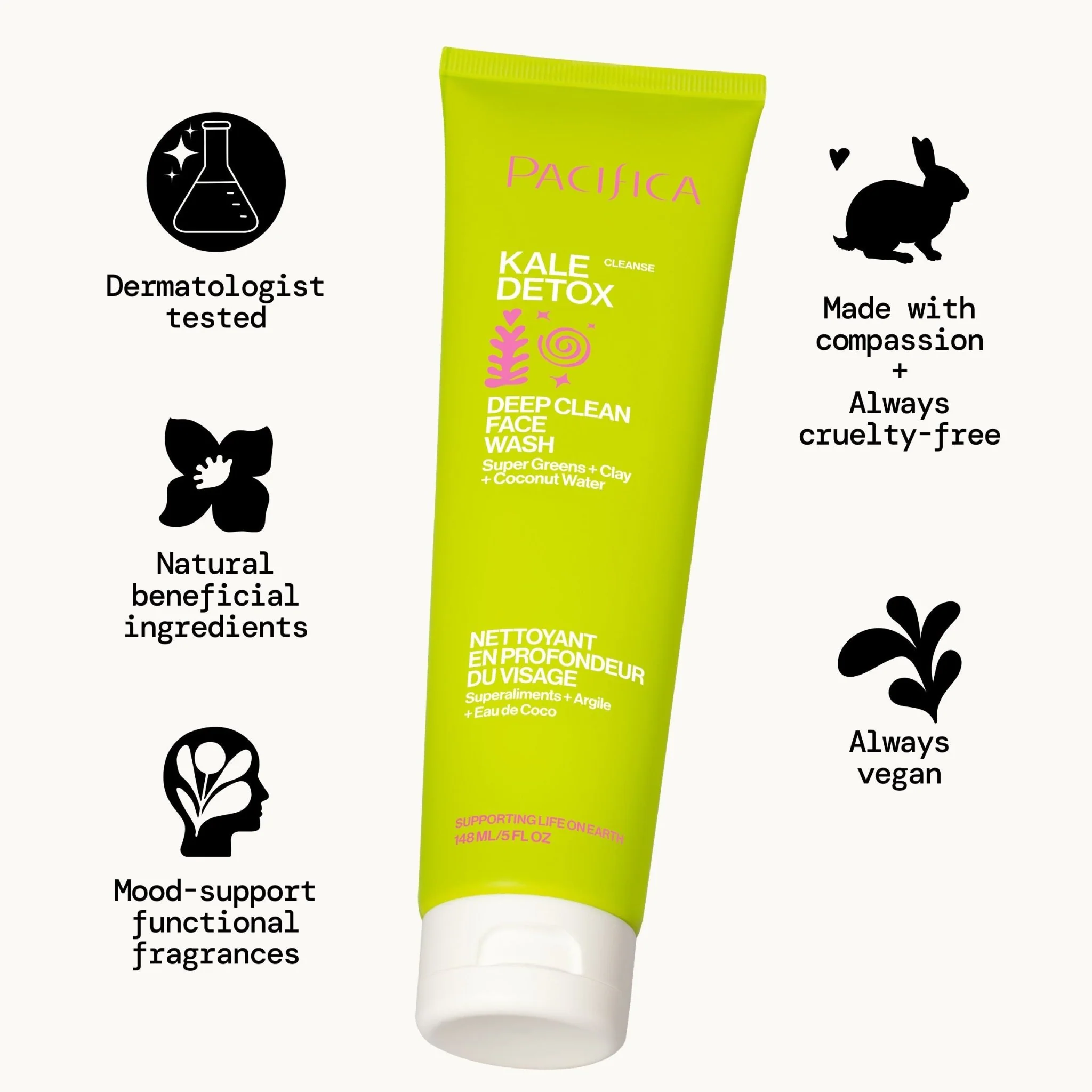 Kale Detox Deep Cleaning Face Wash | Daily Facial Cleanser - Image 7