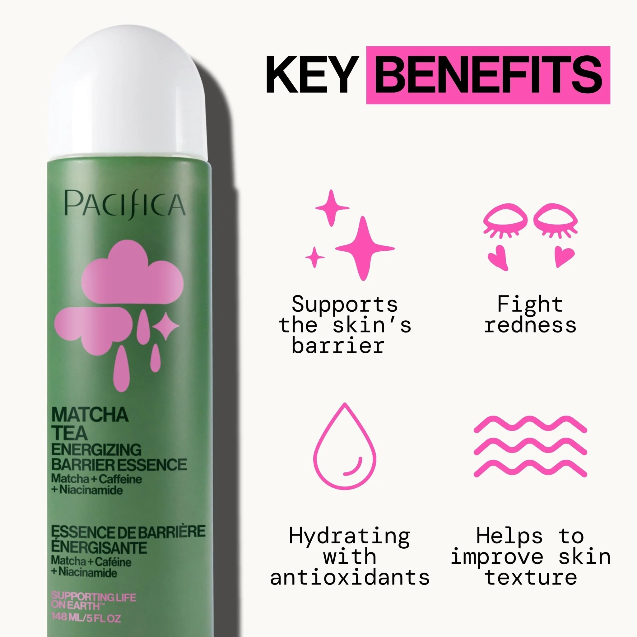 Matcha Tea Energizing Barrier Essence - Image 3