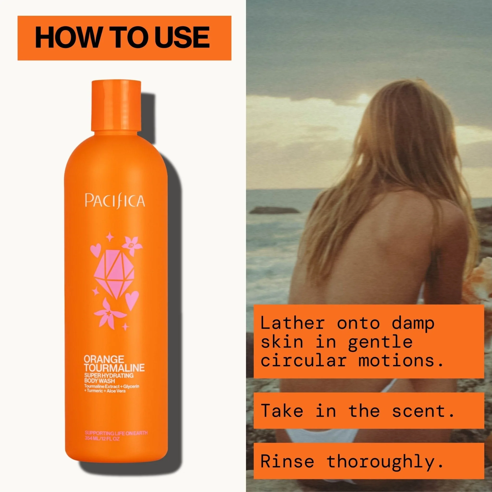Orange Tourmaline Super Hydrating Body Wash - Image 10