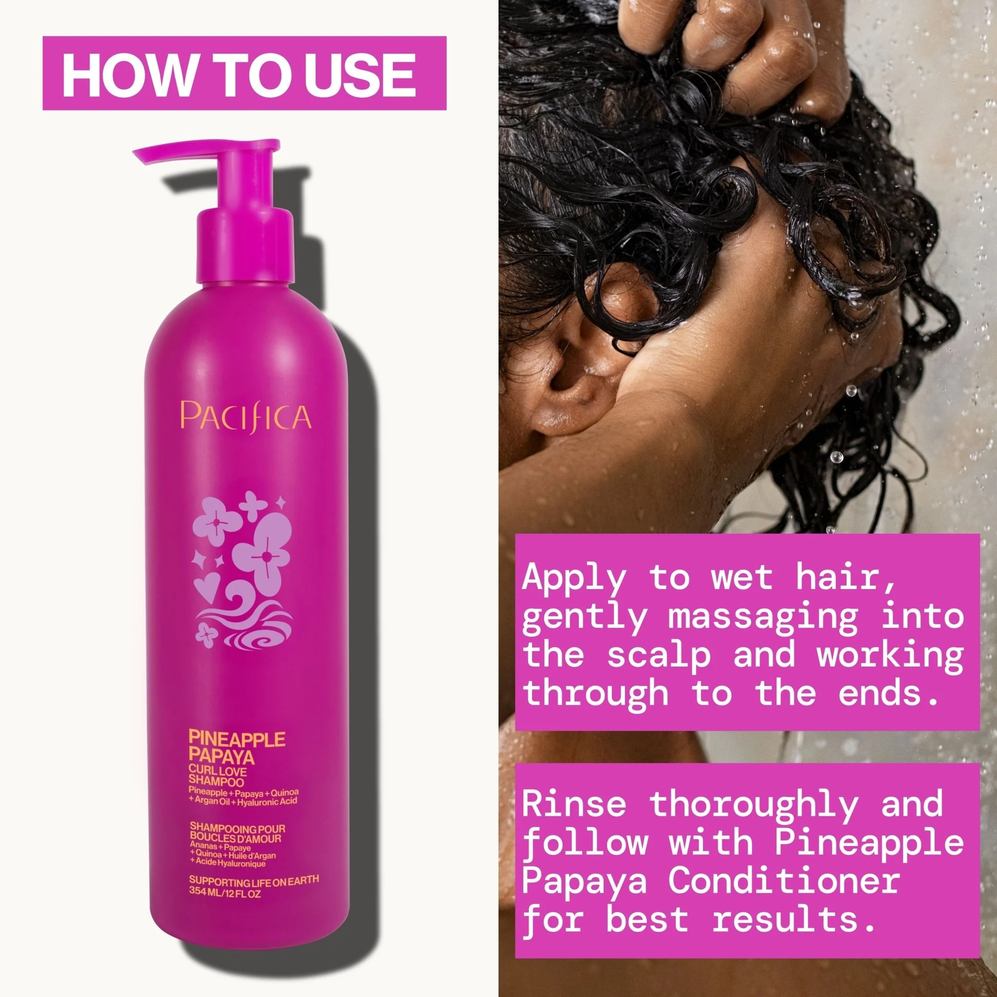 Pineapple Papaya Curl Love Shampoo - Image 9