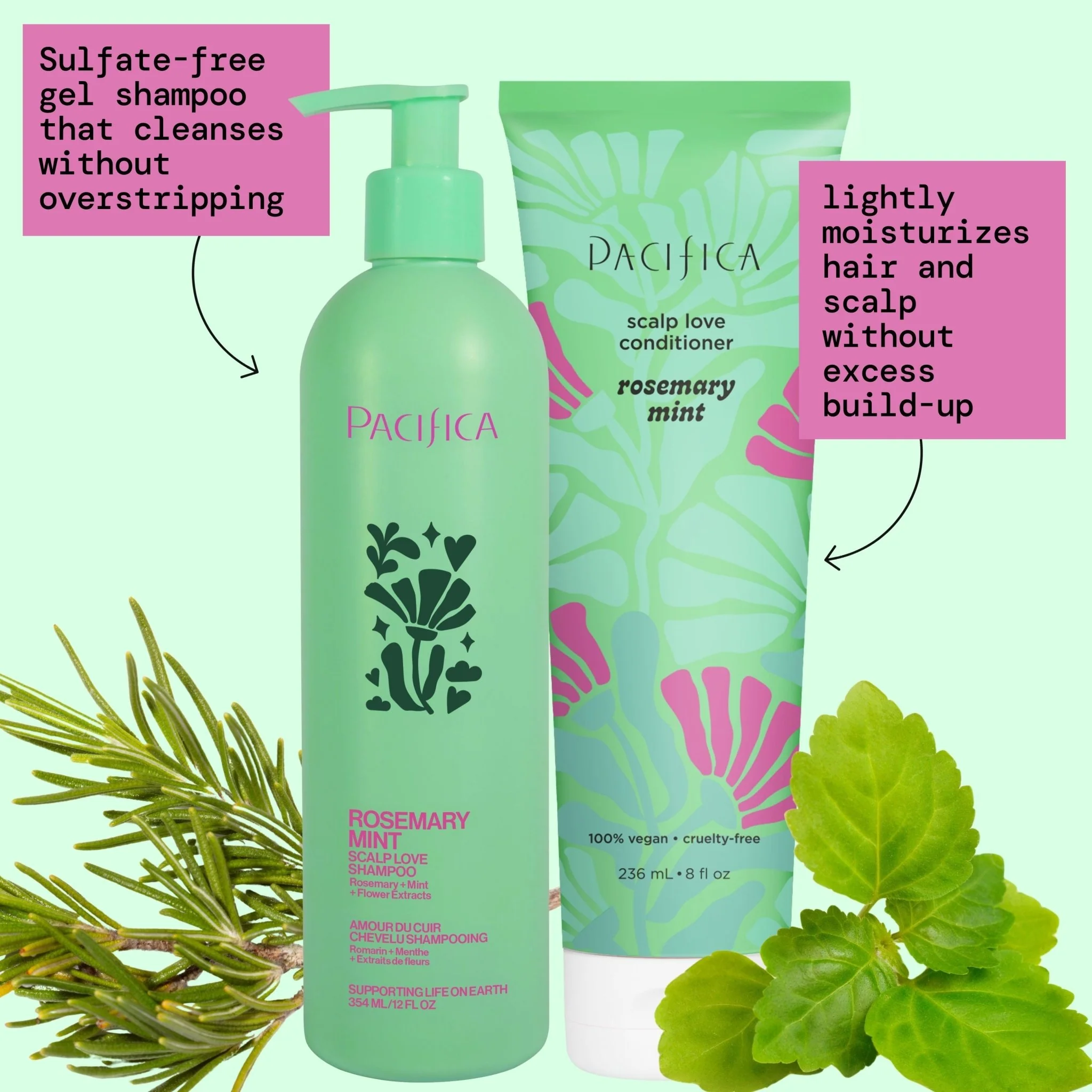 Scalp Love Rosemary Mint Haircare Bundle - Image 2