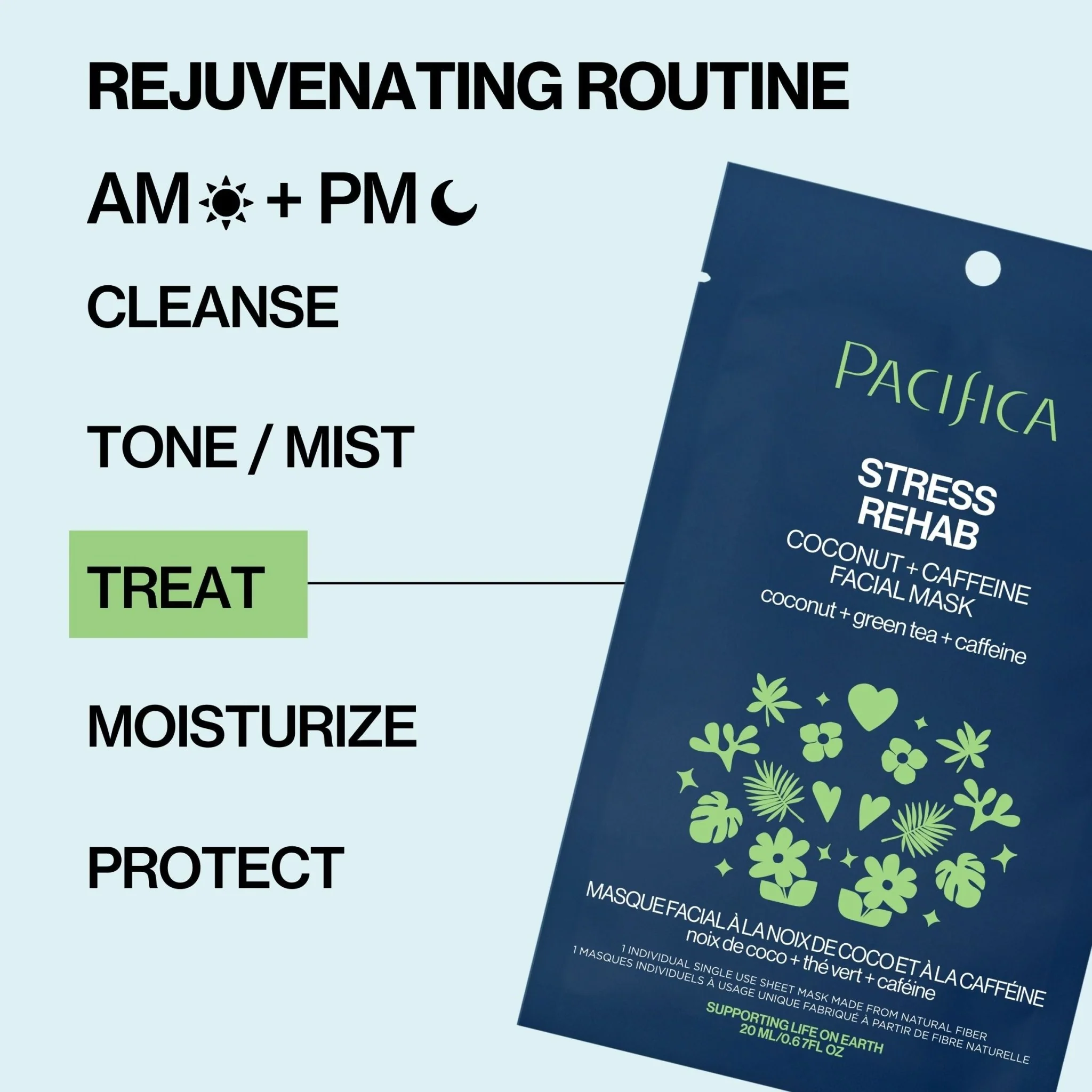 Stress Rehab Coconut & Caffeine Facial Mask - Image 13