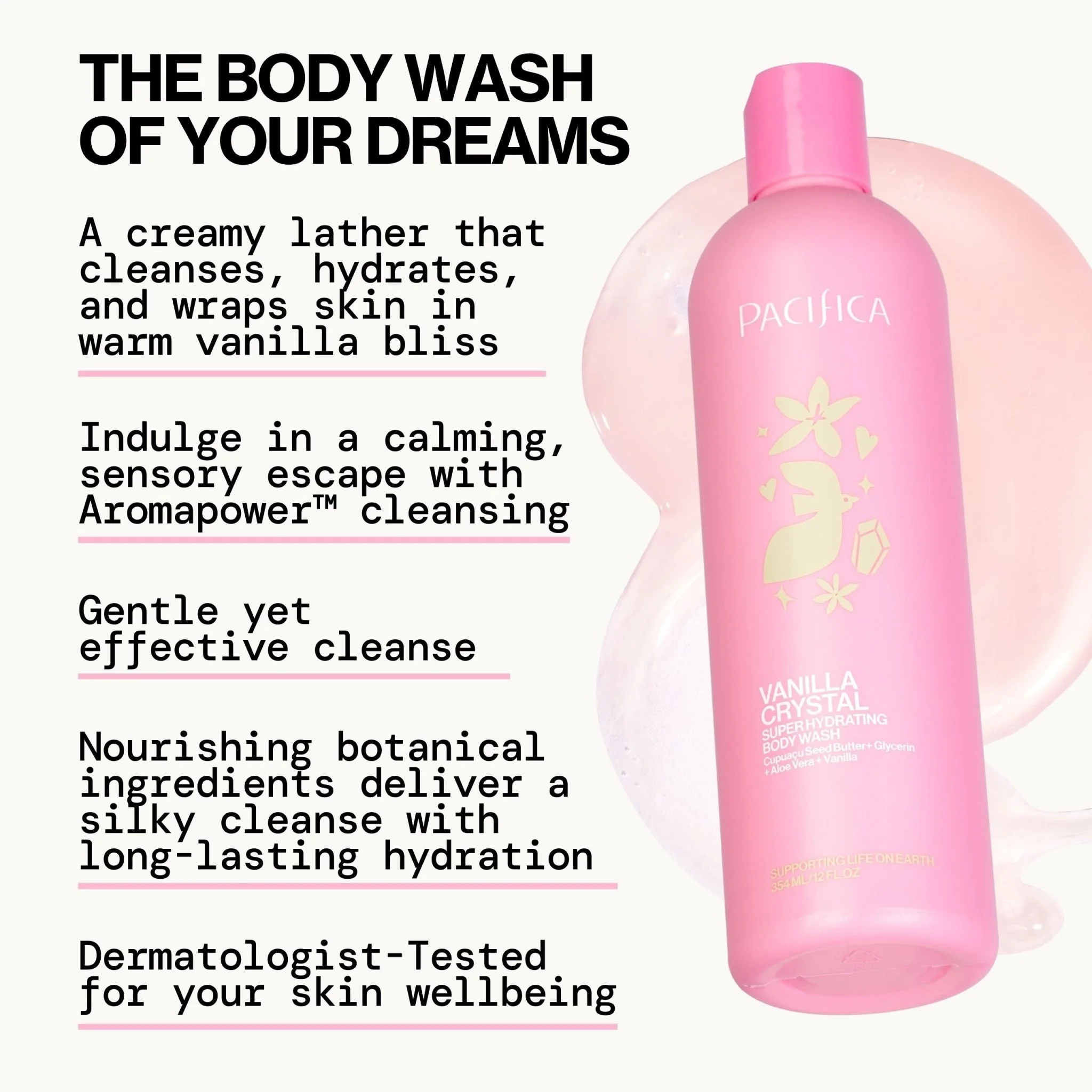 Vanilla Crystal Super Hydrating Body Wash - Image 4