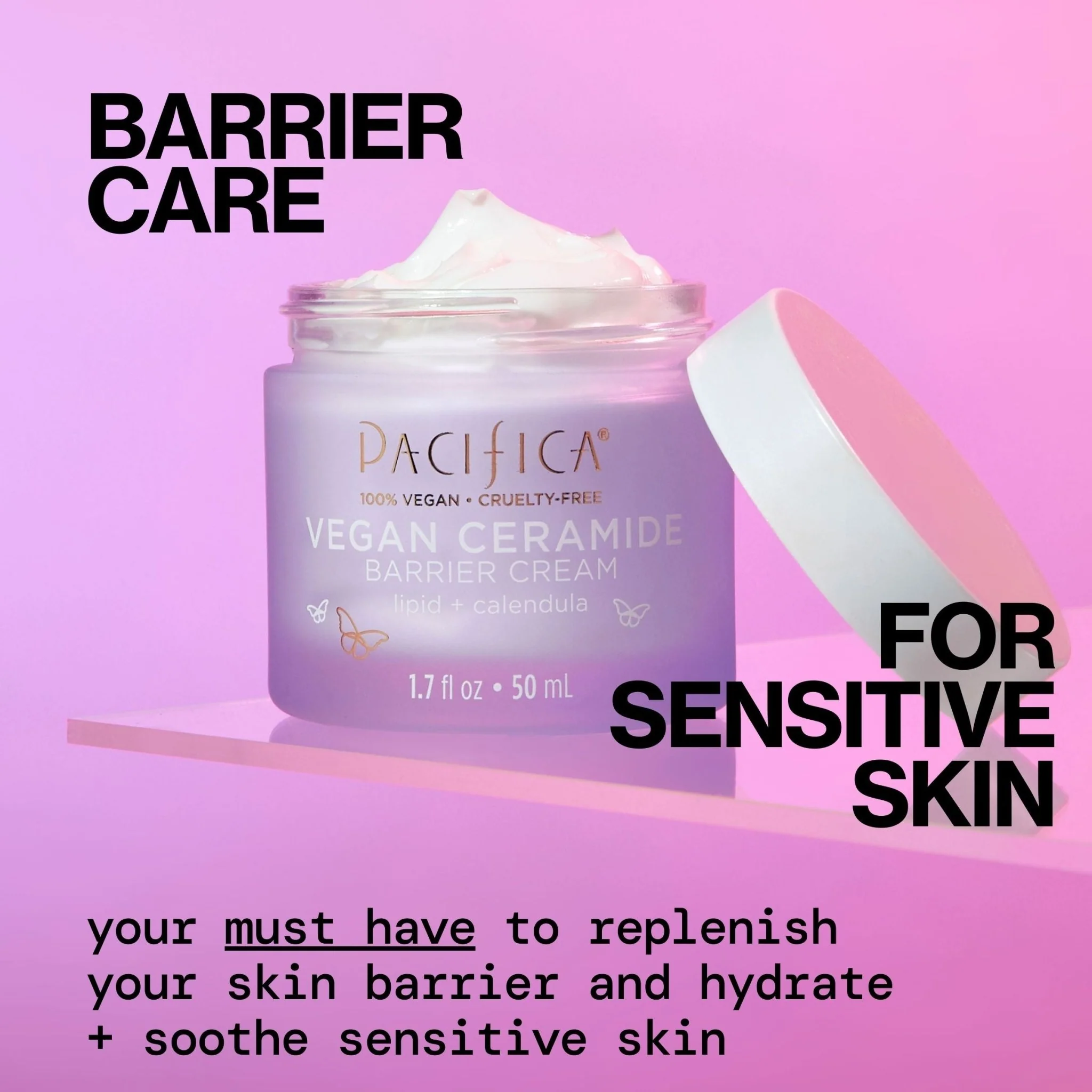 Vegan Ceramide Barrier Face Cream - Image 2