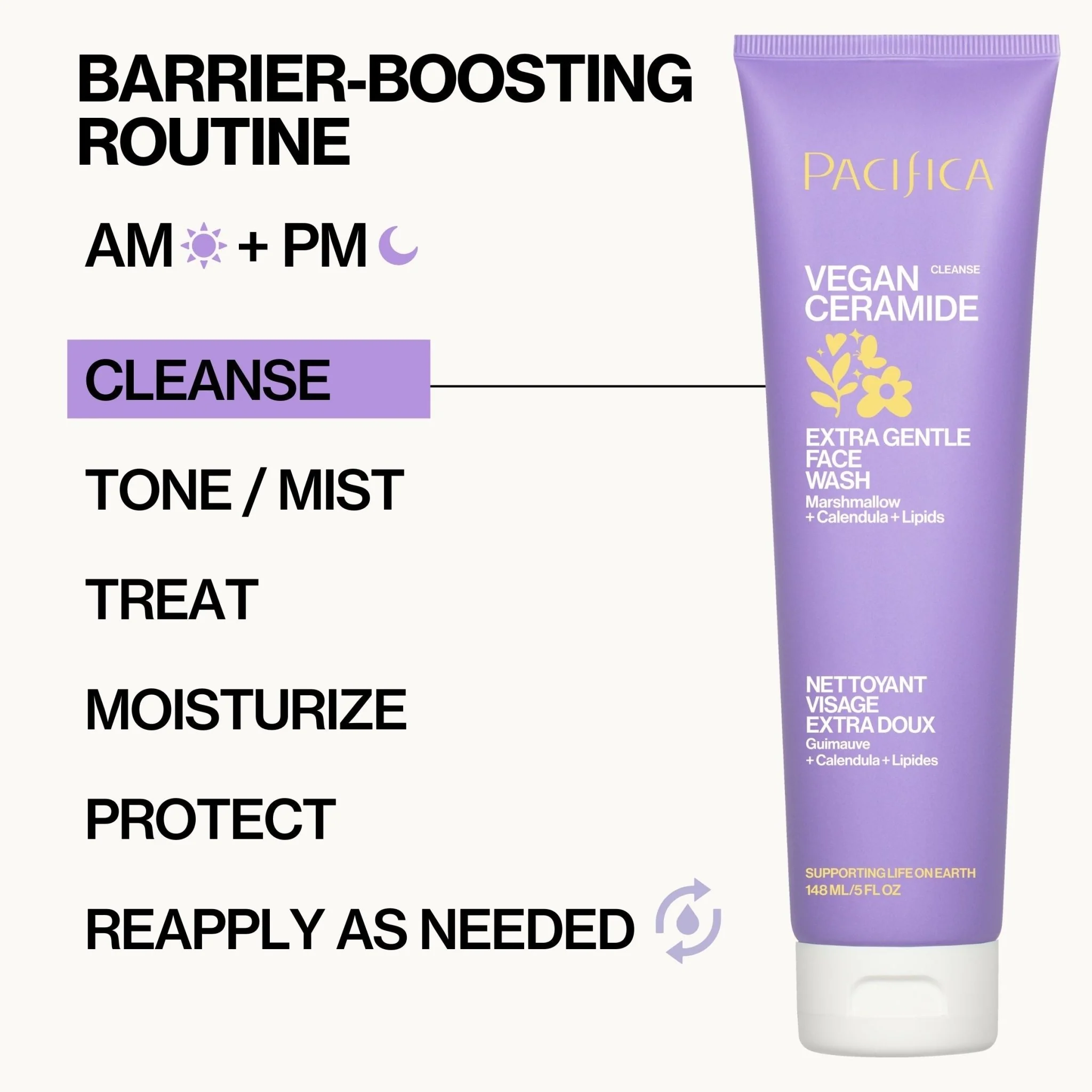 Vegan Ceramide Extra Gentle Face Wash - Image 11