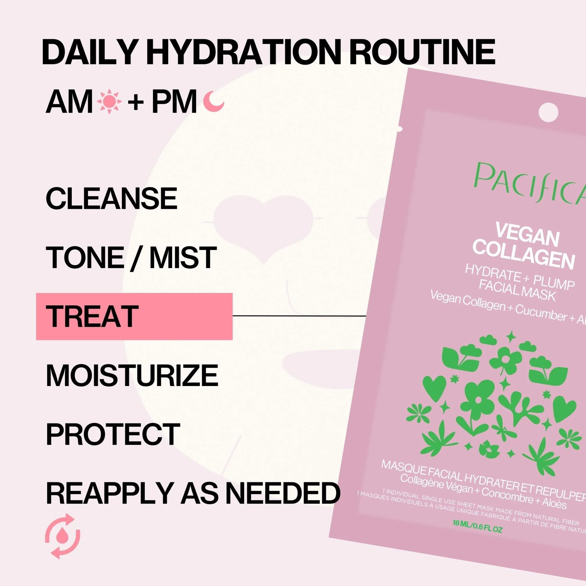 Vegan Collagen Hydrate & Plump Facial Mask - Image 13