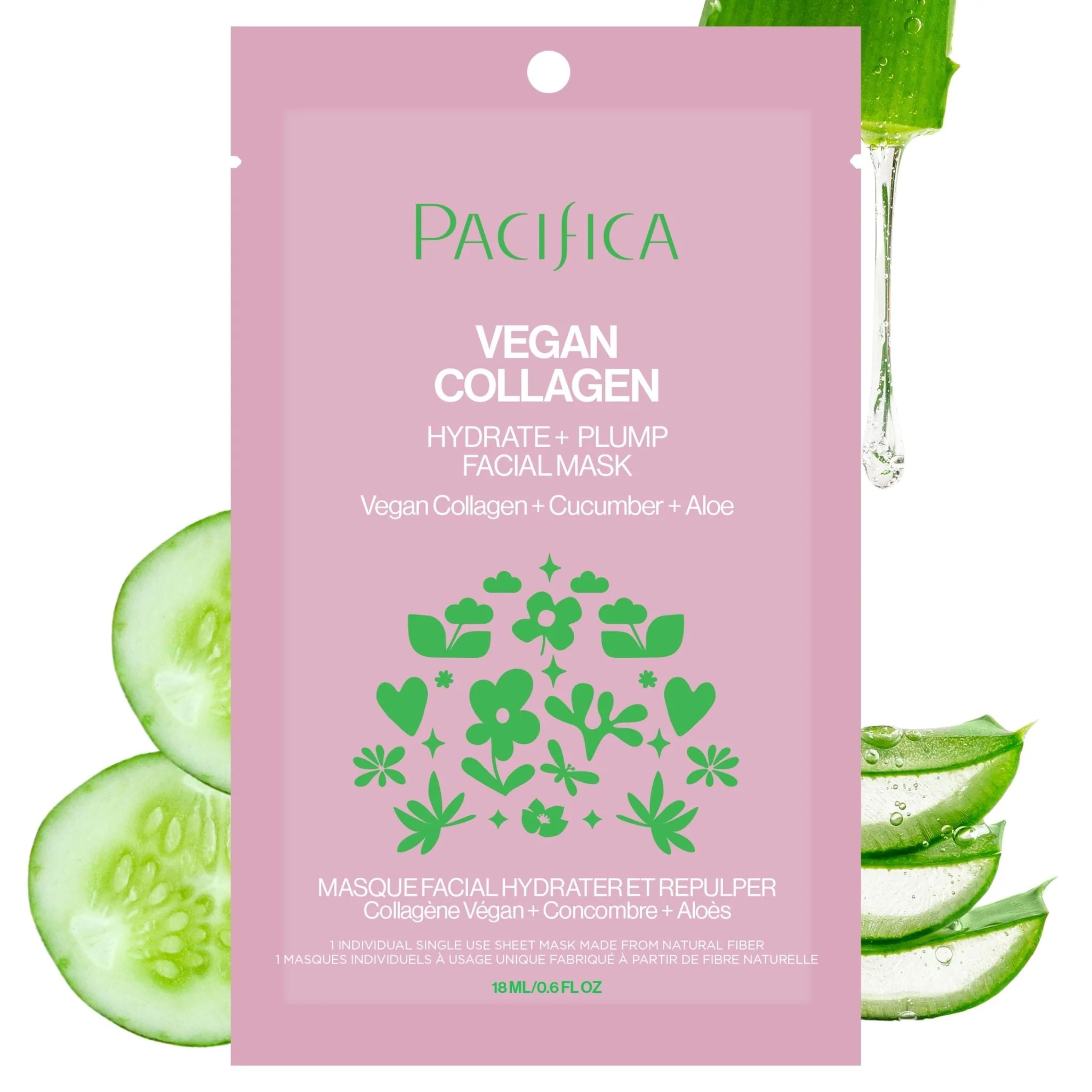 Vegan Collagen Hydrate & Plump Facial Mask - Image 2