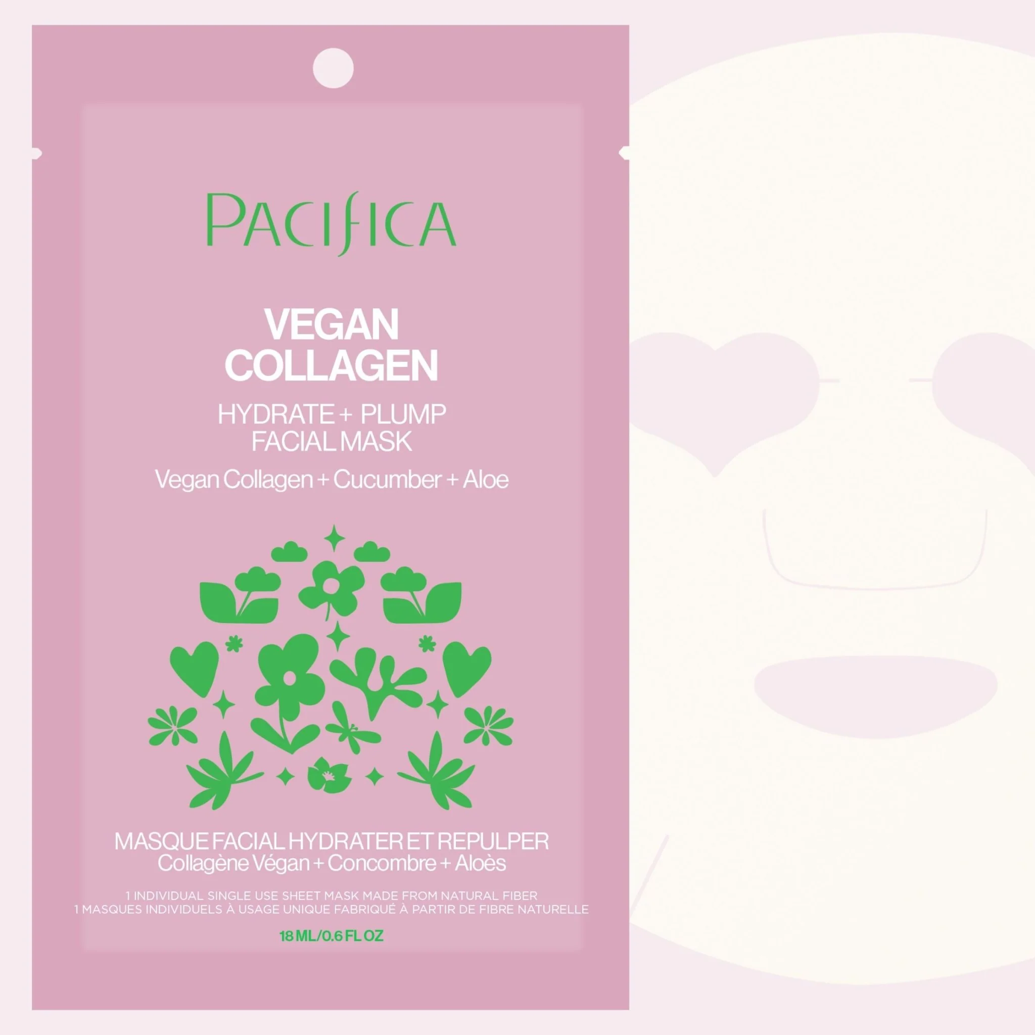 Vegan Collagen Hydrate & Plump Facial Mask - Image 4