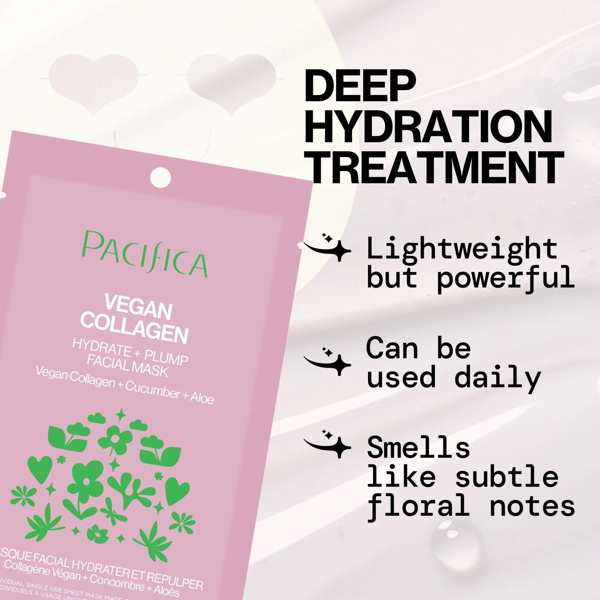 Vegan Collagen Hydrate & Plump Facial Mask - Image 7