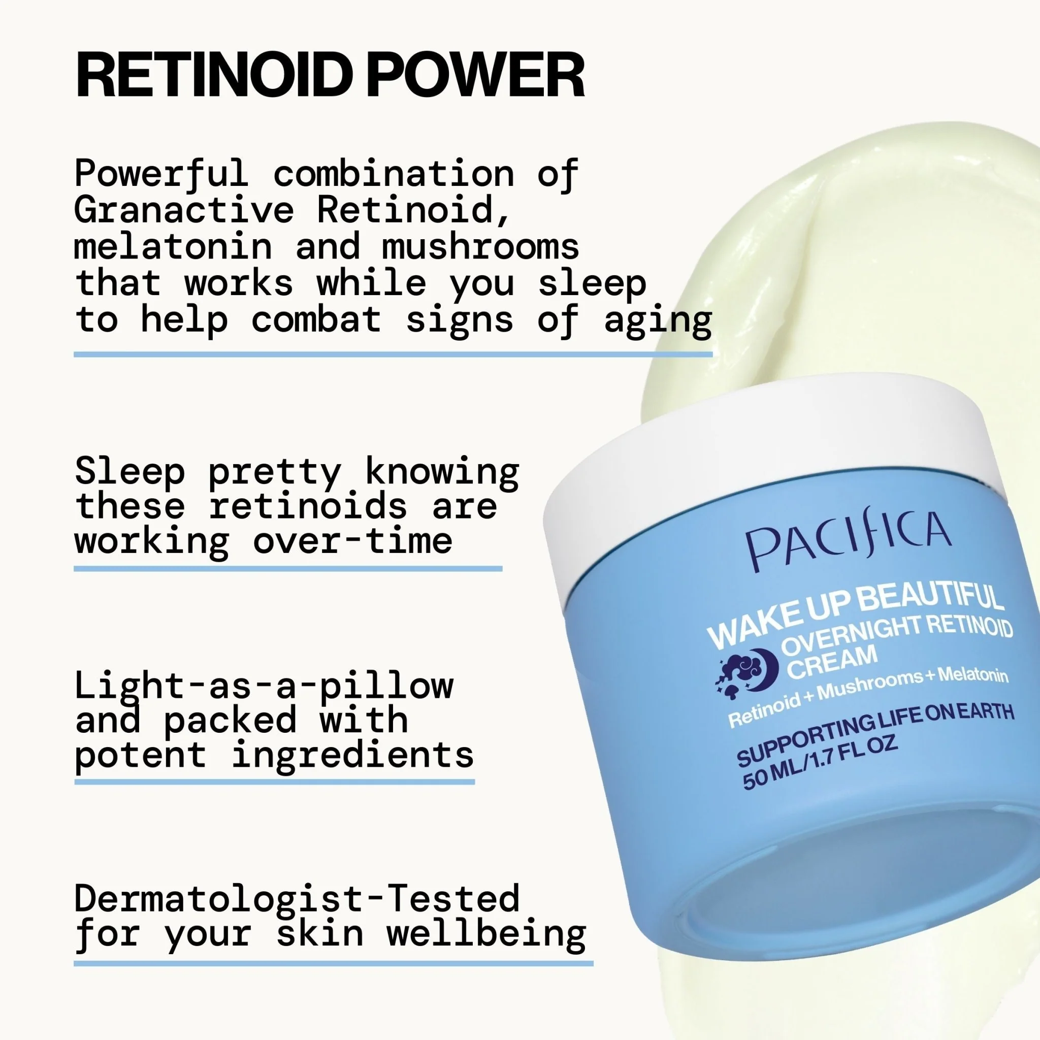 Wake Up Beautiful Overnight Retinoid Cream - Image 4